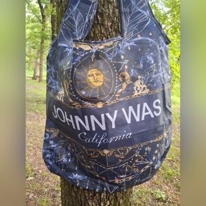 Johnny Was California Blue and Gold Men's Bag